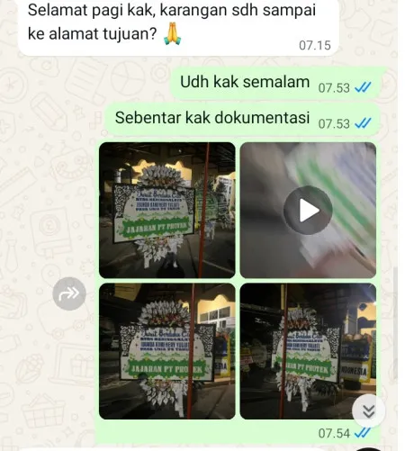 Pengiriman Papan Bunga Selamat Jalan Daan Mogot