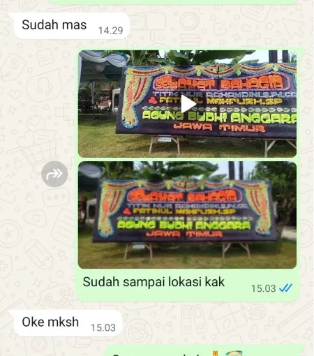 Pengiriman Papan Bunga Jalan Daan Mogot